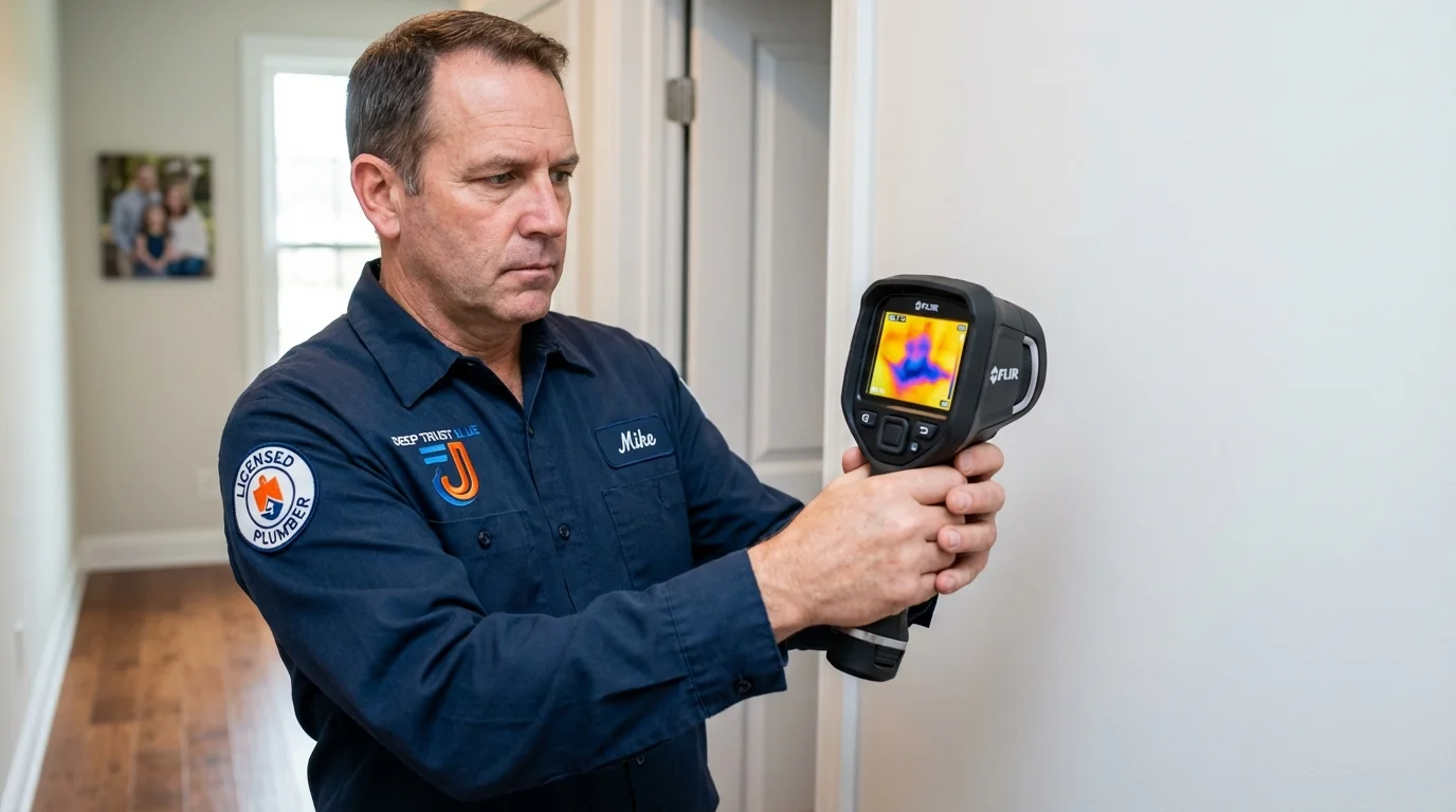 Thermal imaging leak detection by Johns Plumbing LLC in Wanaque